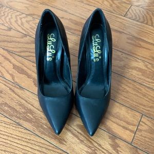Black lulus heels